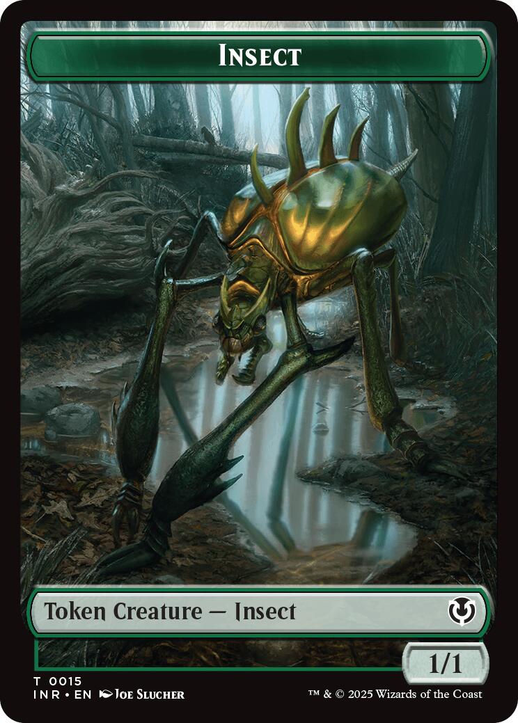 Insect // Spider Double-Sided Token [Innistrad Remastered Tokens] | Local Legends