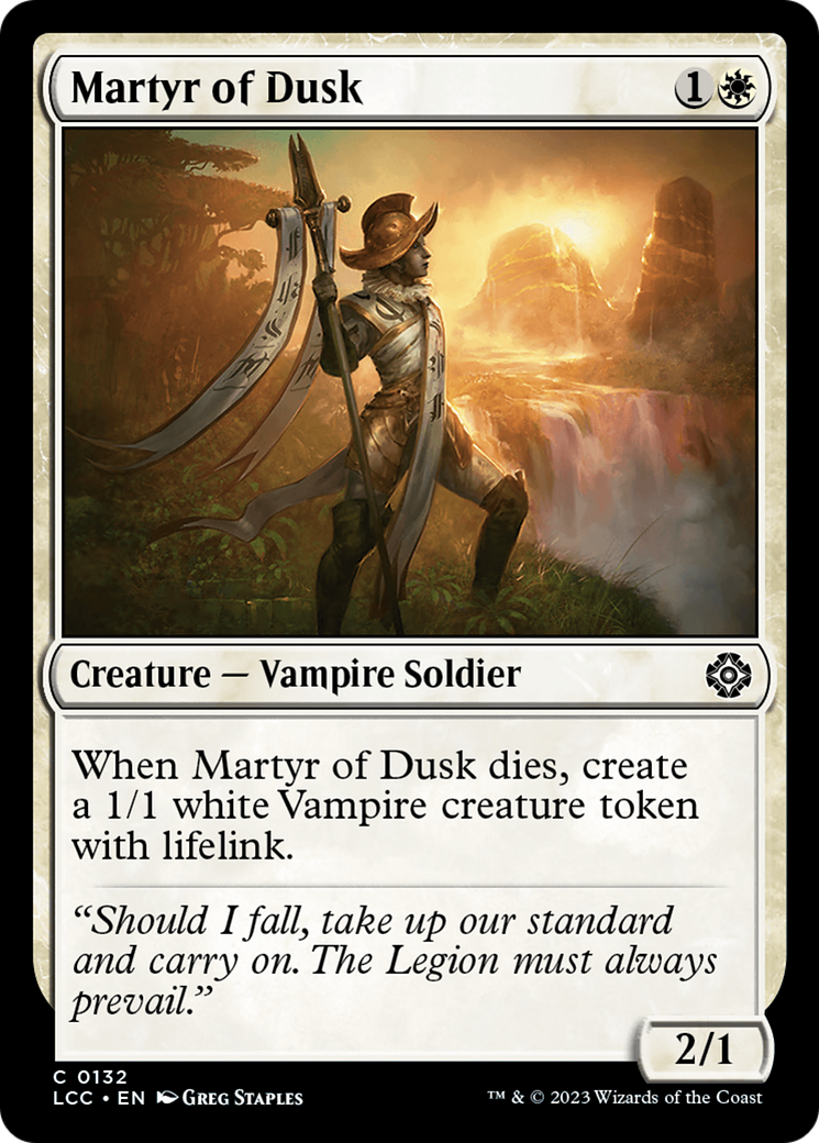 Martyr of Dusk [The Lost Caverns of Ixalan Commander] | Local Legends