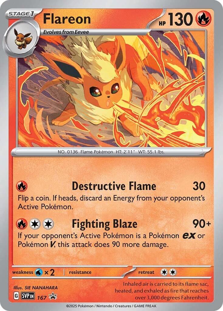 Flareon (SVP167) [Scarlet & Violet: Black Star Promos] | Local Legends