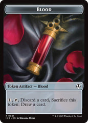Blood // Vampire (0007) Double-Sided Token [Innistrad Remastered Tokens] | Local Legends