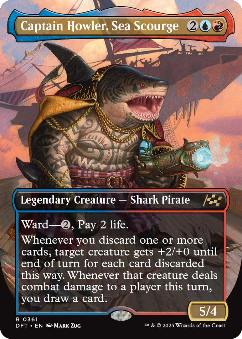 Captain Howler, Sea Scourge (Borderless) | Local Legends