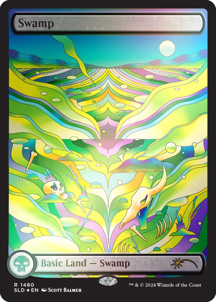 Swamp (1480) (Rainbow Foil) [Secret Lair Drop Series] | Local Legends