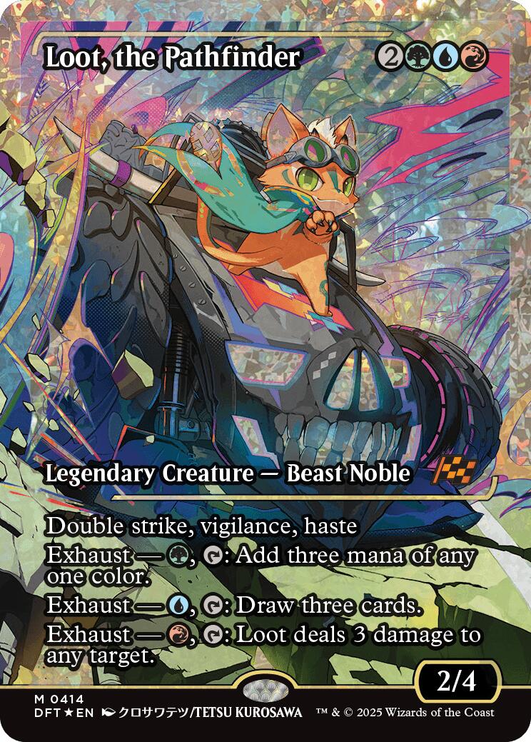 Loot, the Pathfinder (Showcase Fracture Foil) (Japanese) [Aetherdrift] | Local Legends