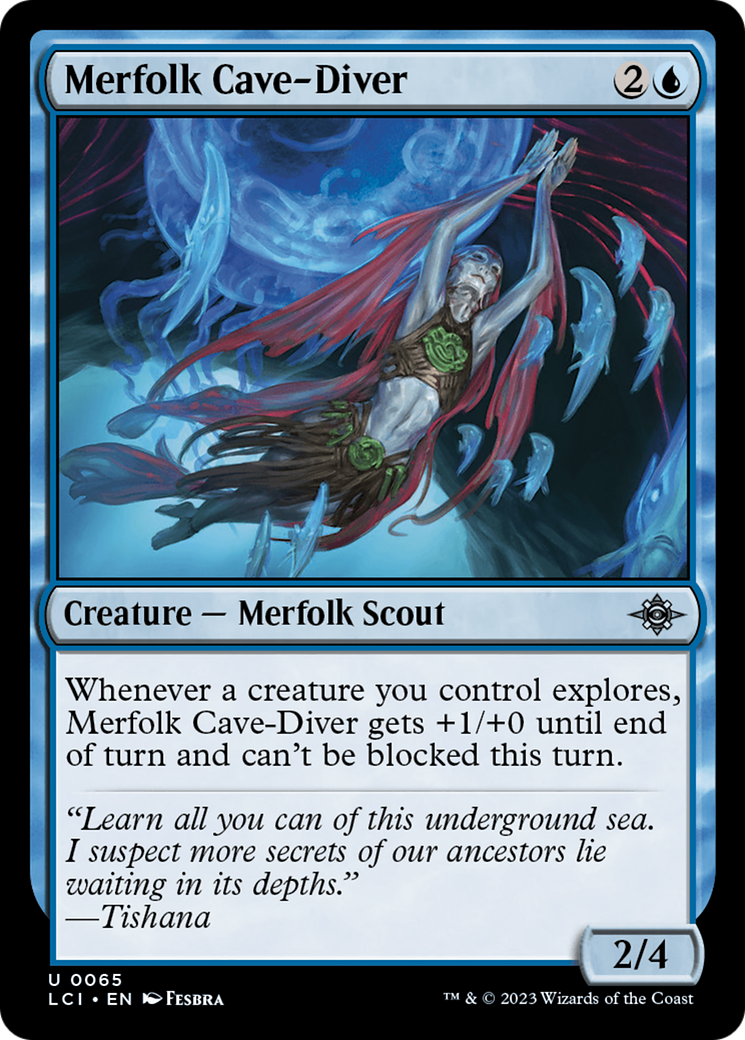 Merfolk Cave-Diver [The Lost Caverns of Ixalan] | Golgari Games