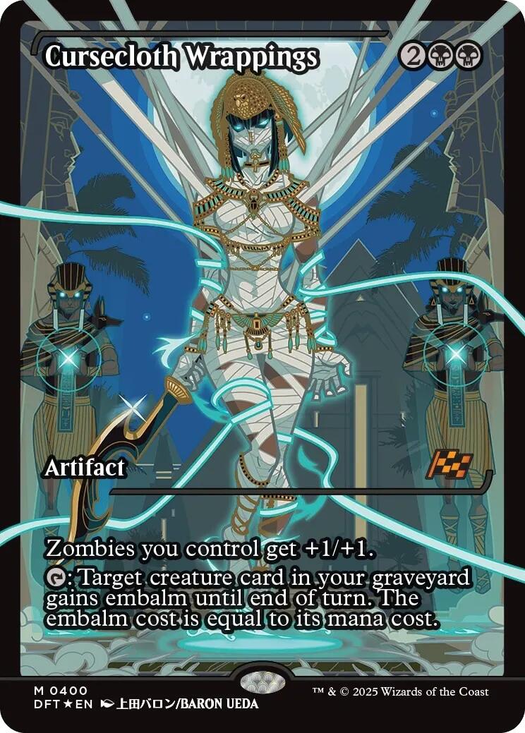 Cursecloth Wrappings (Showcase) (Japanese) [Aetherdrift] | Local Legends