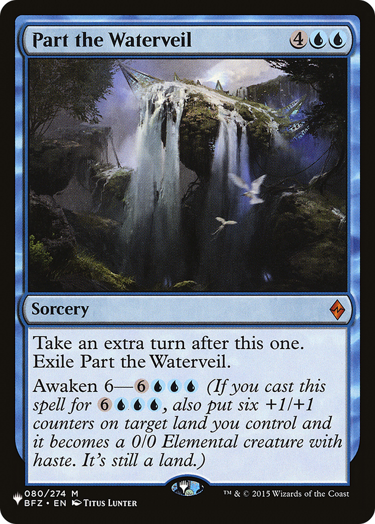 Part the Waterveil [The List] | Local Legends
