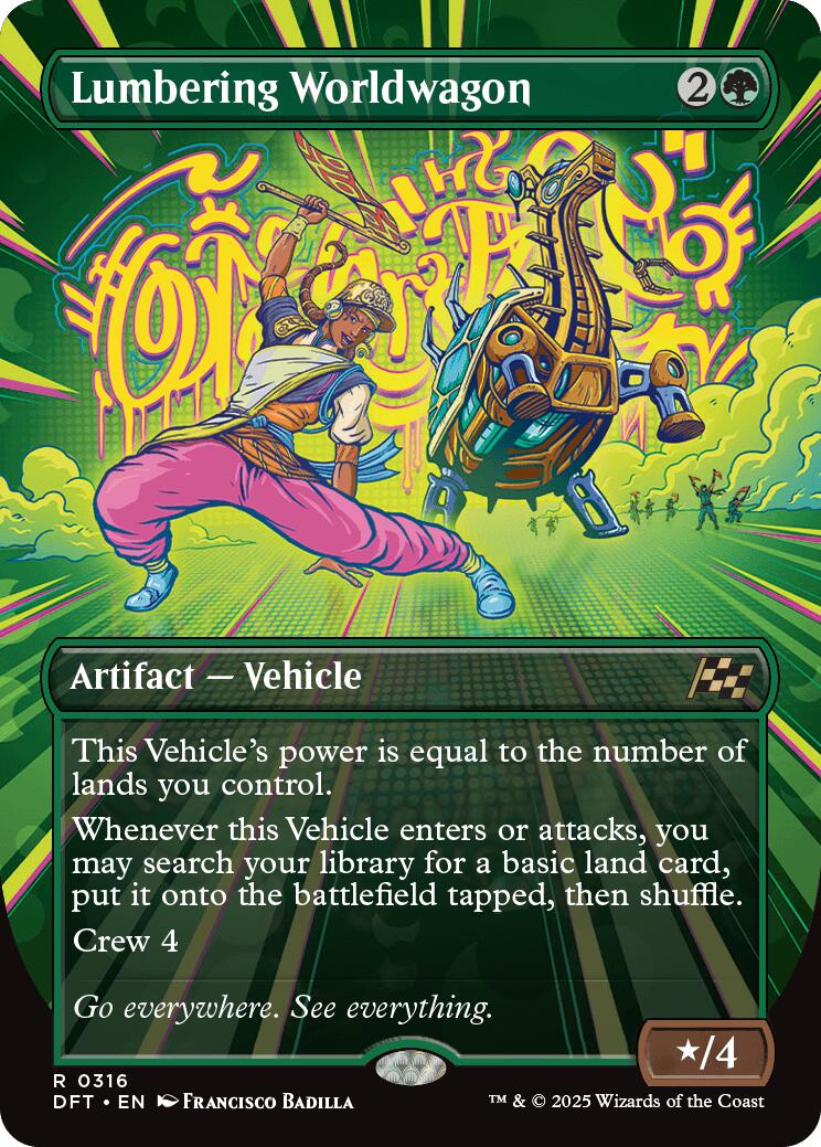 Lumbering Worldwagon (Borderless) | Local Legends
