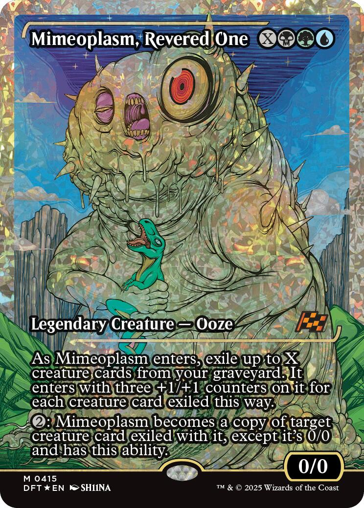 Mimeoplasm, Revered One (Showcase Fracture Foil) (Japanese) [Aetherdrift] | Local Legends