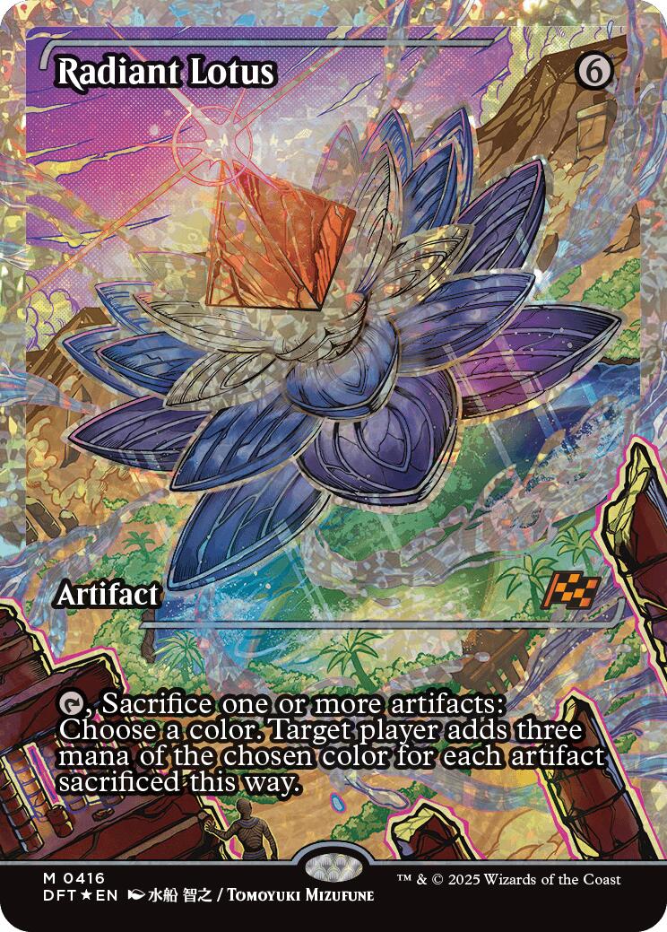 Radiant Lotus (Showcase Fracture Foil) (Japanese) [Aetherdrift] | Local Legends