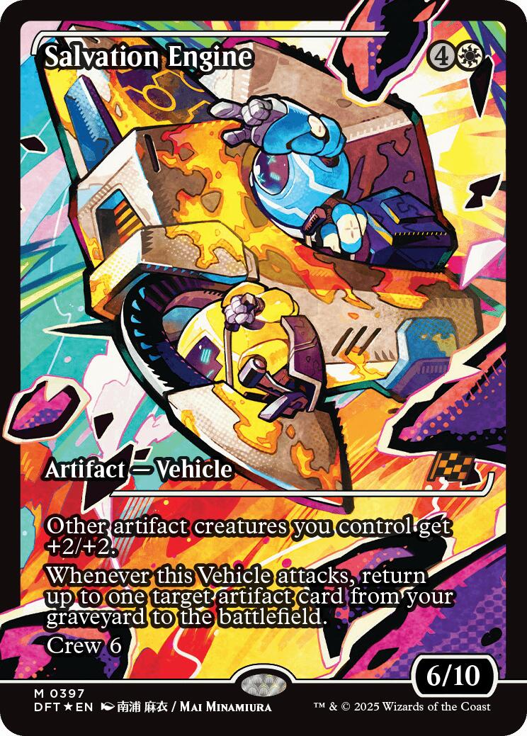 Salvation Engine (Showcase) (Japanese) [Aetherdrift] | Local Legends
