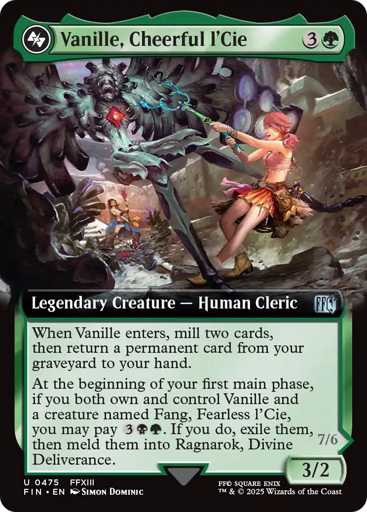 Vanille, Cheerful l'Cie // Ragnarok, Divine Deliverance (Extended Art) [FINAL FANTASY] | Local Legends