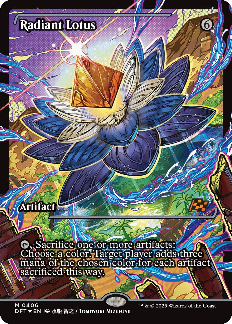 Radiant Lotus (Showcase) (Japanese) [Aetherdrift] | Local Legends