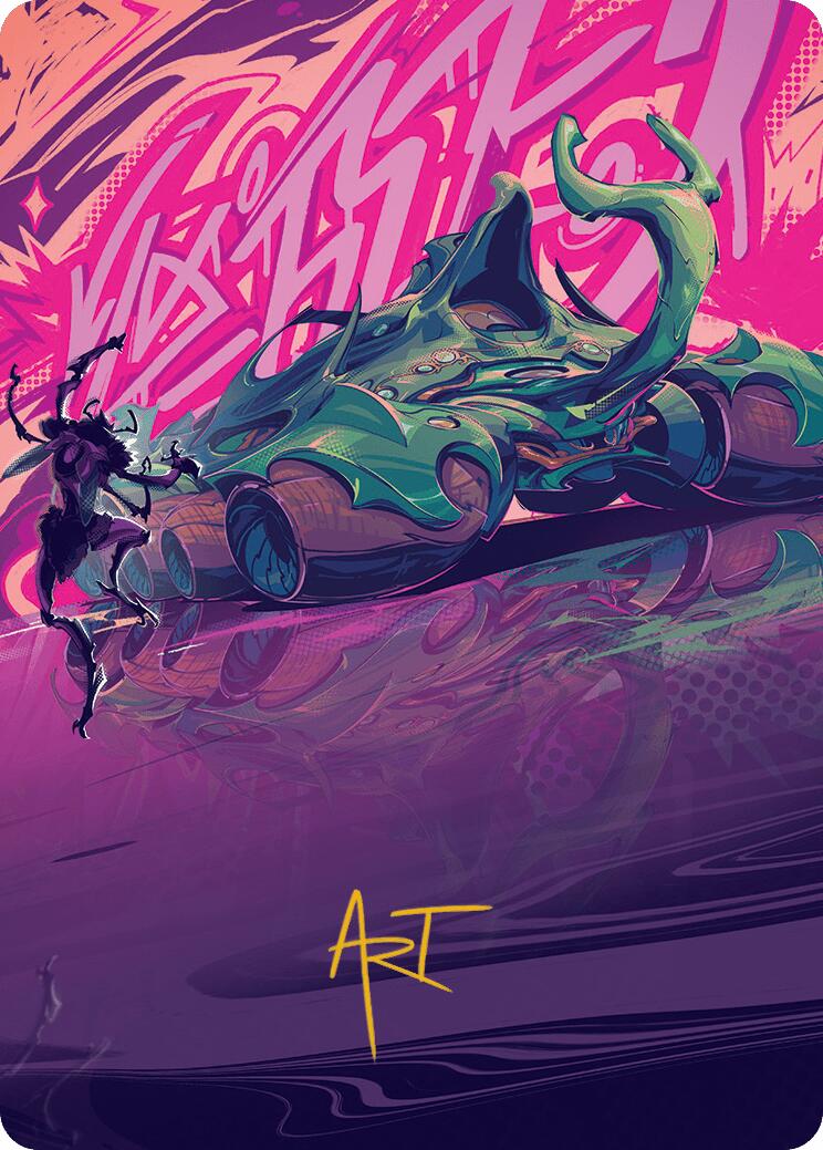 Earthrumbler Art Card (Gold-Stamped Signature) [Aetherdrift Art Series] | Local Legends