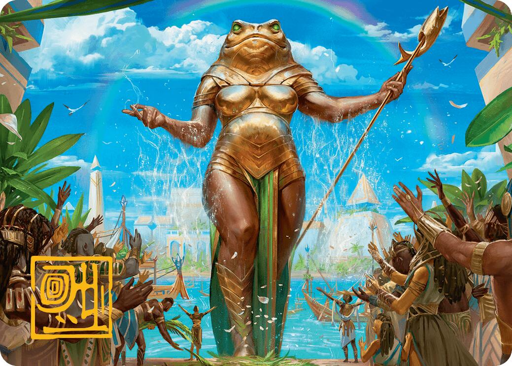 Sab-Sunen, Luxa Embodied Art Card (Gold-Stamped Signature) [Aetherdrift Art Series] | Local Legends