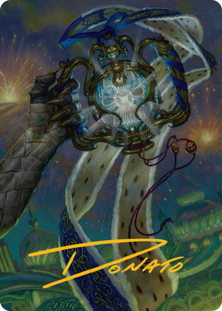 The Aetherspark Art Card (Gold-Stamped Signature) [Aetherdrift Art Series] | Local Legends