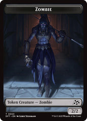 Zombie (0007) // Zombie (0003) Double-Sided Token [Aetherdrift Tokens] | Local Legends