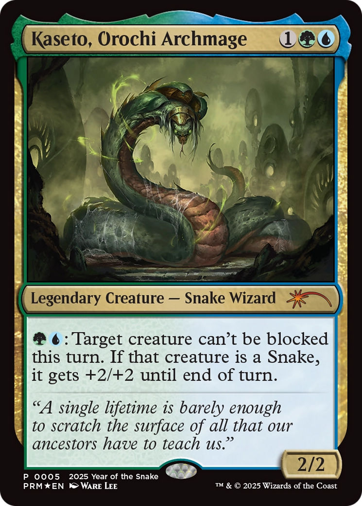 Kaseto, Orochi Archmage (Year of the Snake 2025) [Standard Showdown Promos] | Local Legends