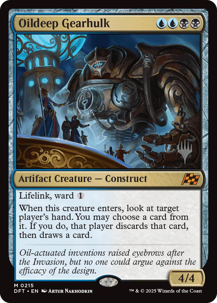 Oildeep Gearhulk (Promo Pack) [Aetherdrift Promos] | Local Legends
