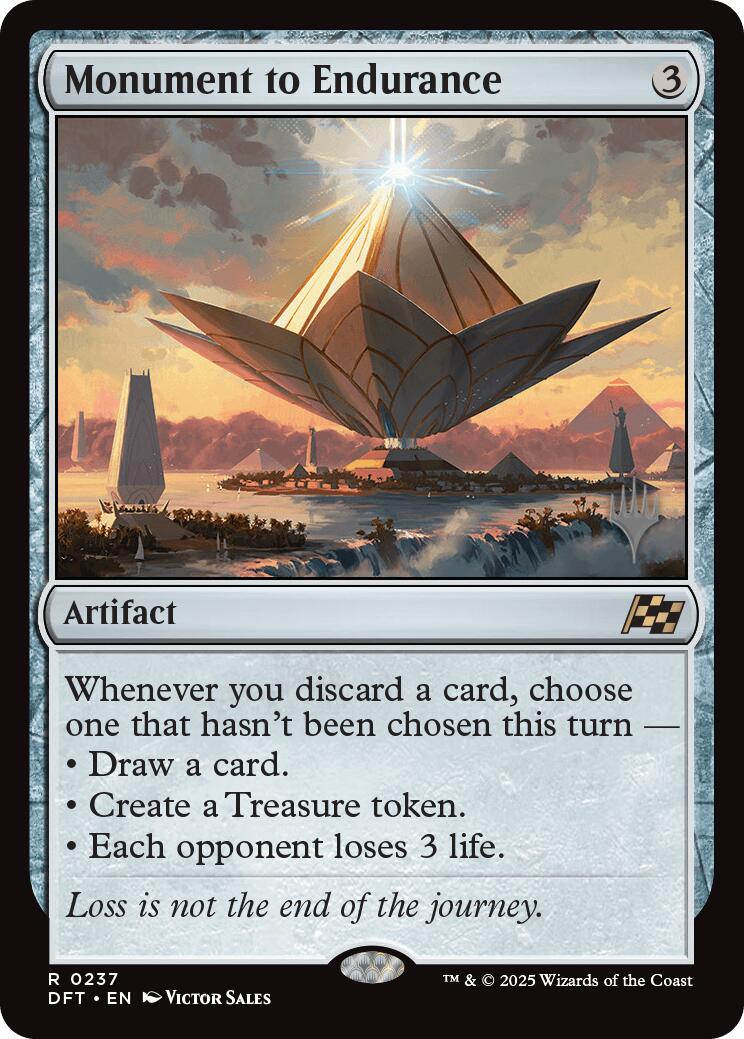 Monument to Endurance (Promo Pack) [Aetherdrift Promos] | Local Legends