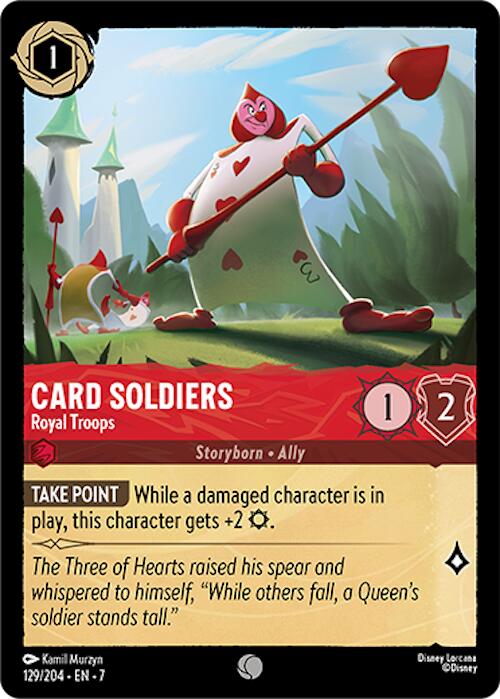 Card Soldiers - Royal Troops (129/204) [Archazia's Island] | Local Legends