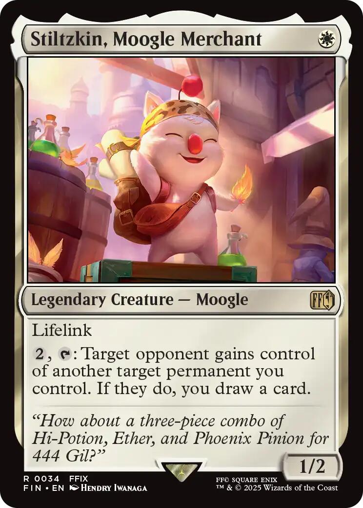 Stiltzkin, Moogle Merchant | Local Legends