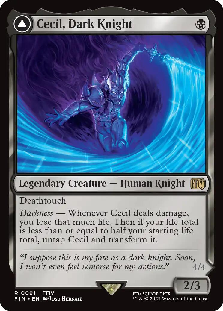 Cecil, Dark Knight // Cecil, Redeemed Paladin [FINAL FANTASY] | Local Legends