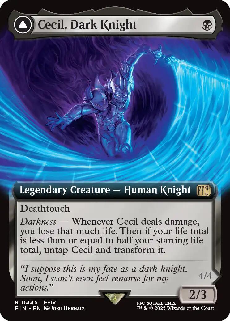 Cecil, Dark Knight // Cecil, Redeemed Paladin (Extended Art) [FINAL FANTASY] | Local Legends