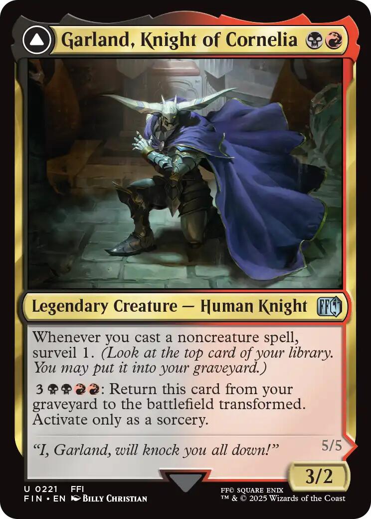 Garland, Knight of Cornelia // Chaos, the Endless [FINAL FANTASY] | Local Legends