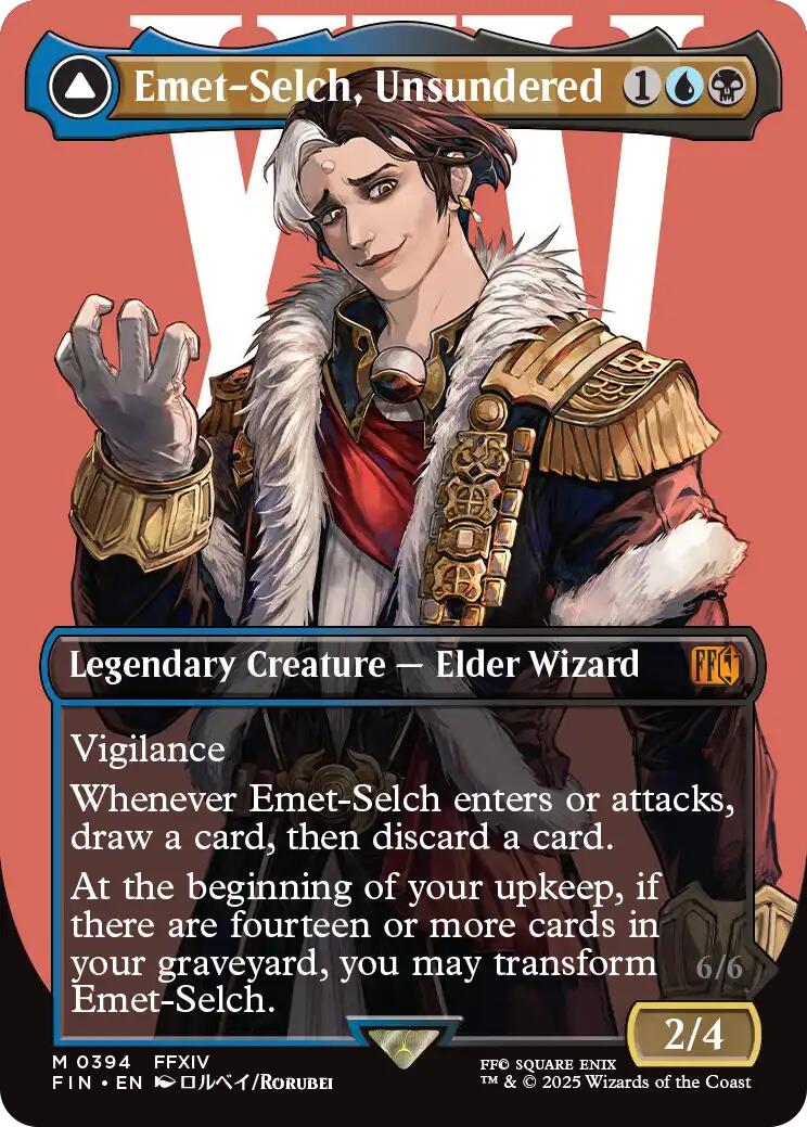 Emet-Selch, Unsundered // Hades, Sorcerer of Eld (Borderless) [FINAL FANTASY] | Local Legends