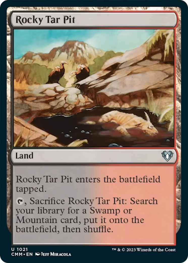 Rocky Tar Pit [Commander Masters] | Local Legends
