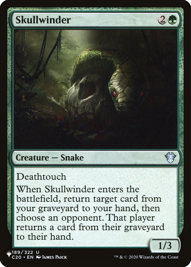 Skullwinder [The List] | Golgari Games