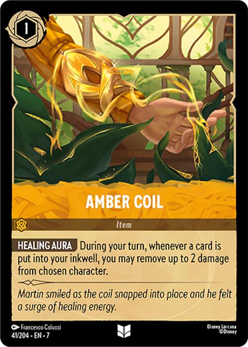 Amber Coil (41/204) [Archazia's Island] | Local Legends
