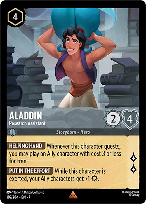 Aladdin - Research Assistant (197/204) [Archazia's Island] | Local Legends