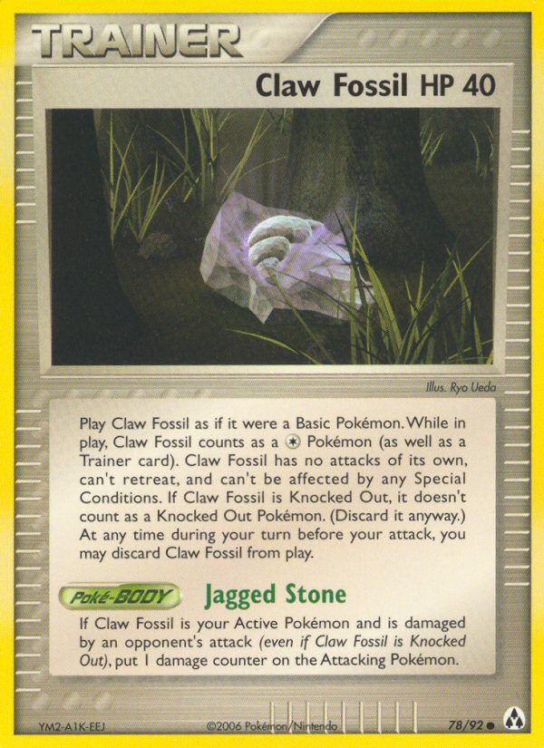 Claw Fossil (78/92) [EX: Legend Maker] | Local Legends