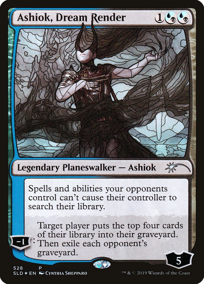 Ashiok, Dream Render (Stained Glass) [Secret Lair Drop Promos] | Golgari Games