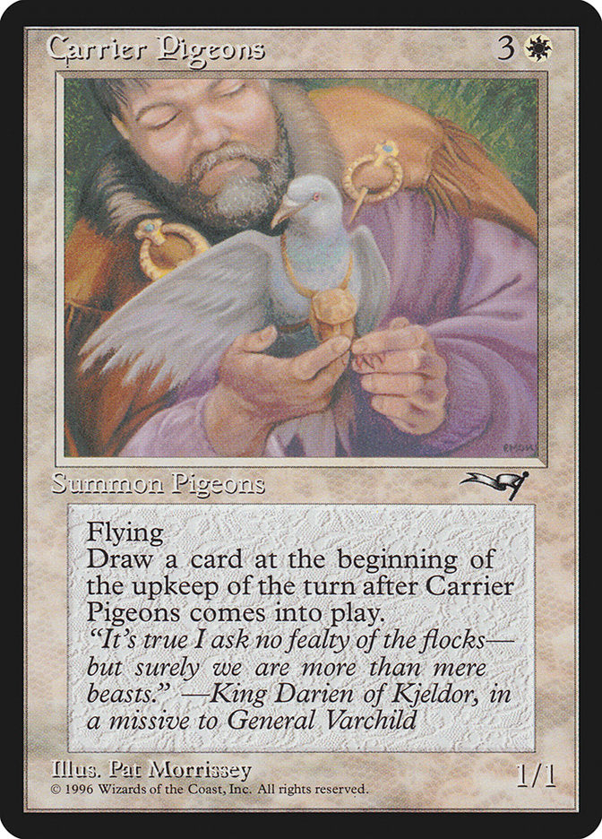 Carrier Pigeons (Holding Pigeon) [Alliances] | Local Legends