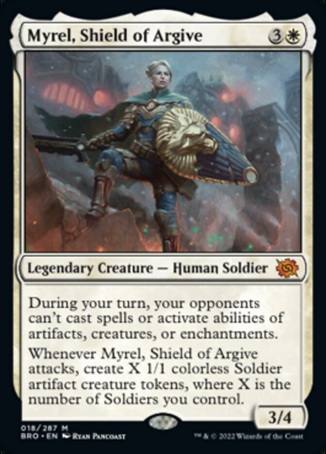 Myrel, Shield of Argive (Promo Pack) [The Brothers' War Promos] | Golgari Games