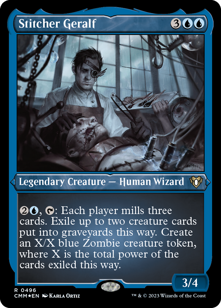 Stitcher Geralf (Foil Etched) [Commander Masters] | Local Legends