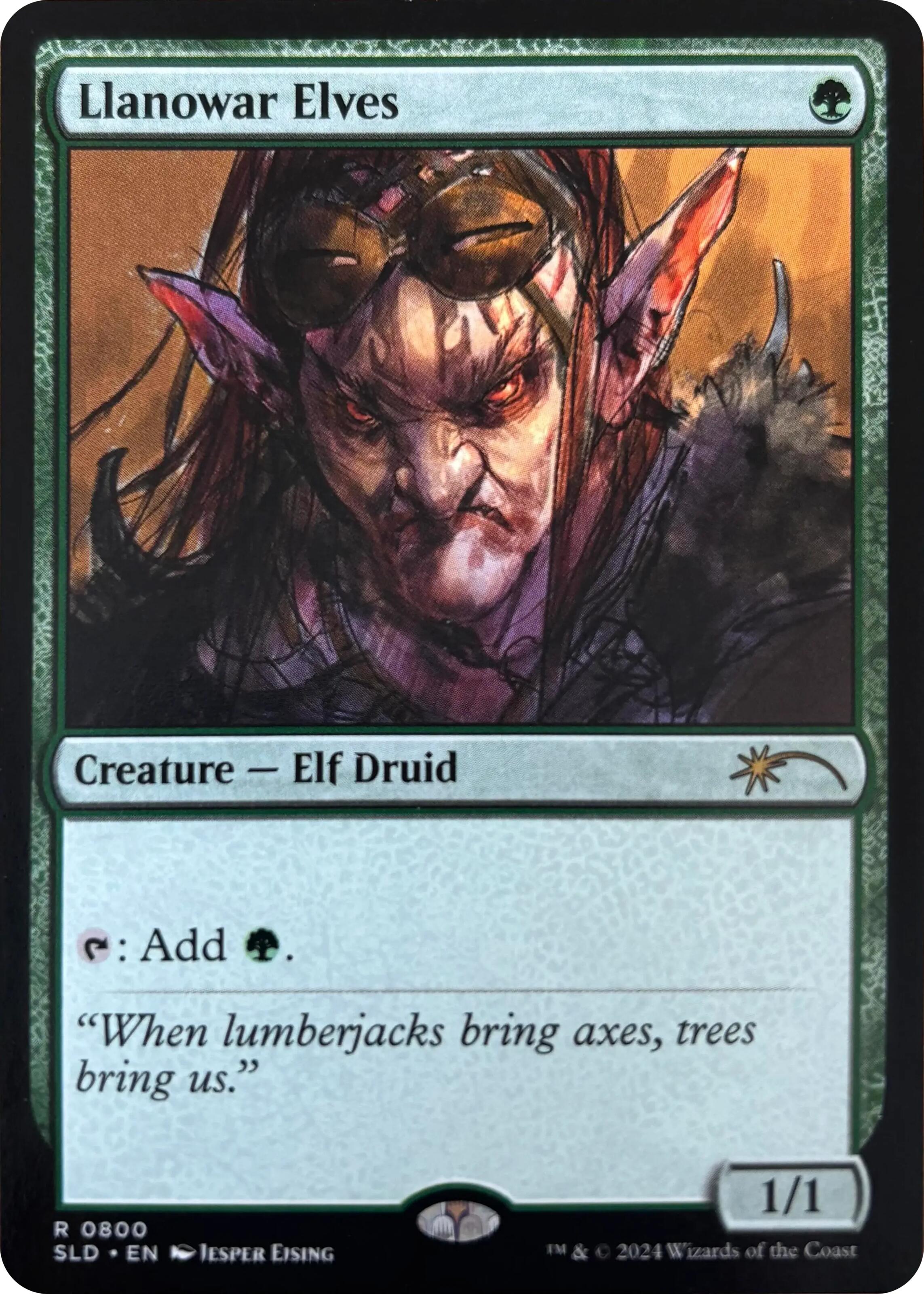Llanowar Elves (0800) [Secret Lair Drop Series] | Local Legends
