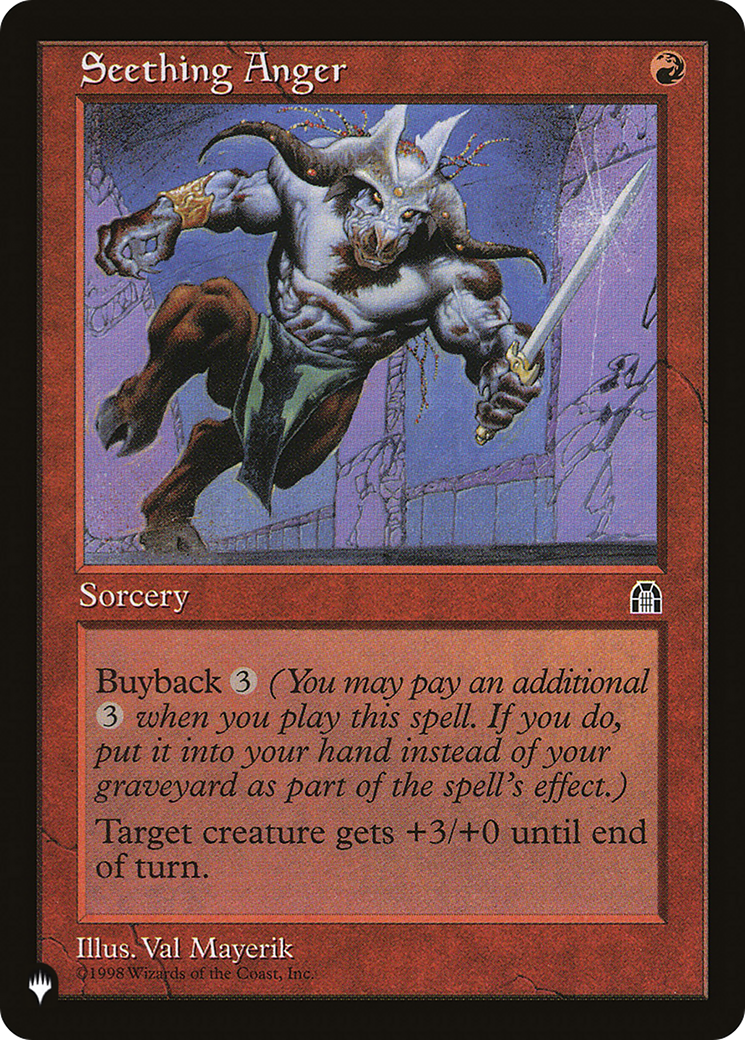 Seething Anger [The List] | Local Legends