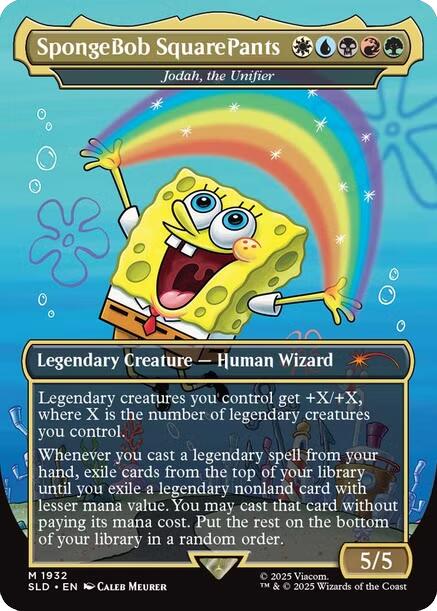SpongeBob SquarePants - Jodah, the Unifier [Secret Lair Drop Series] | Local Legends