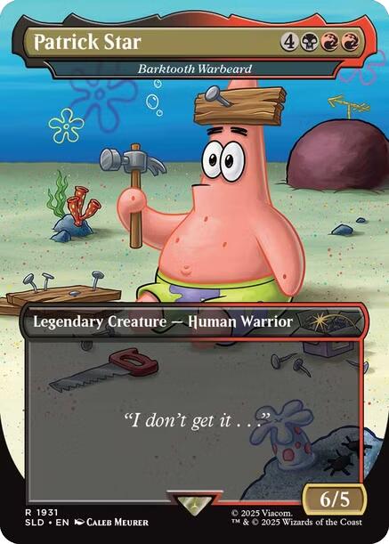 Patrick Star - Barktooth Warbeard [Secret Lair Drop Series] | Local Legends