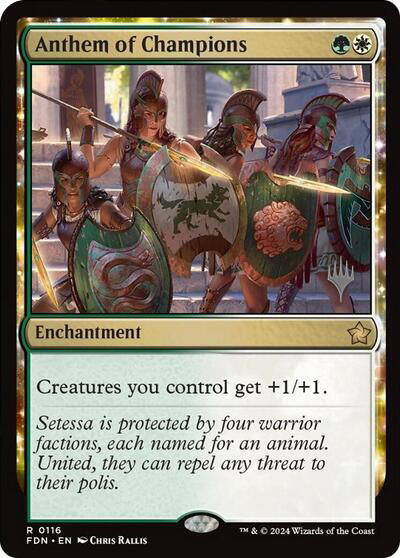 Anthem of Champions (Promo Pack) [Foundations Promos] | Local Legends