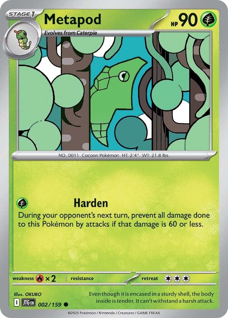 Metapod (002/159) [Scarlet & Violet: Journey Together] | Local Legends