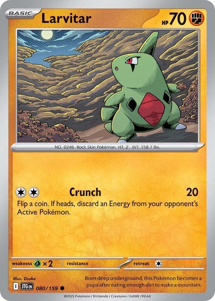 Larvitar (080/159) [Scarlet & Violet: Journey Together] | Local Legends