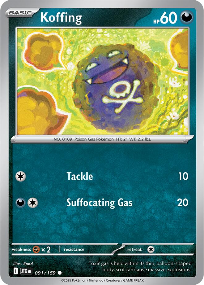 Koffing (091/159) [Scarlet & Violet: Journey Together] | Local Legends