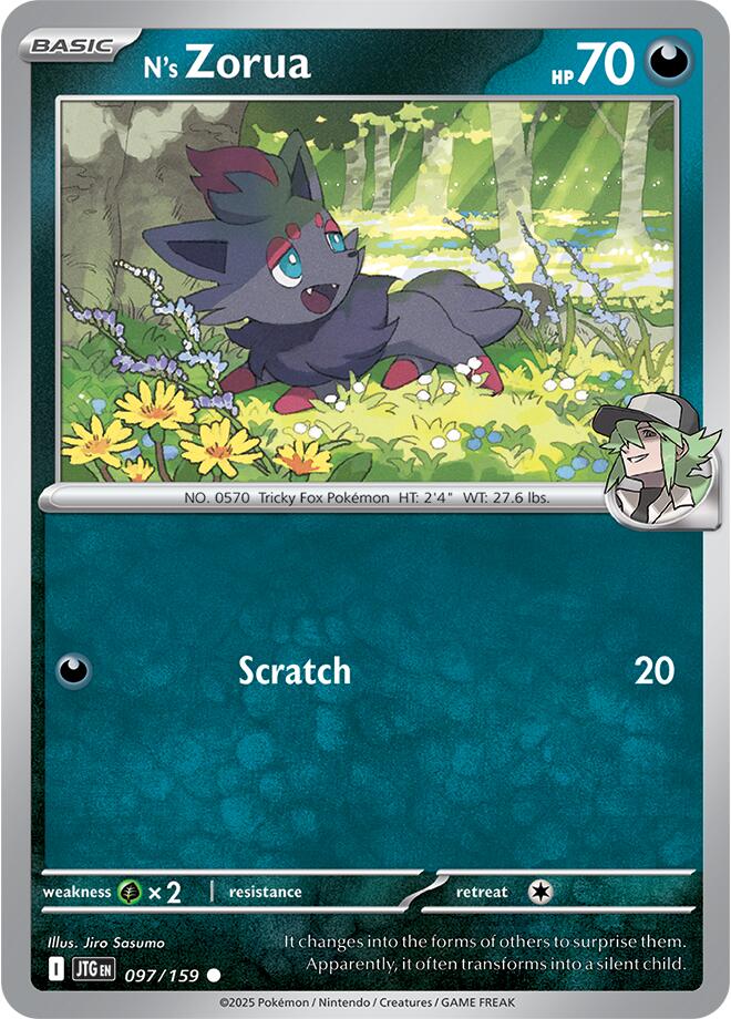 N's Zorua (097/159) [Scarlet & Violet: Journey Together] | Local Legends