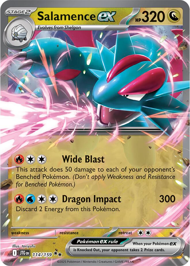 Salamence ex (114/159) [Scarlet & Violet: Journey Together] | Local Legends