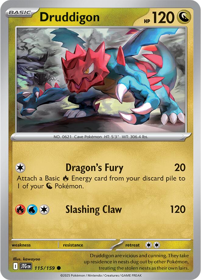 Druddigon (115/159) [Scarlet & Violet: Journey Together] | Local Legends