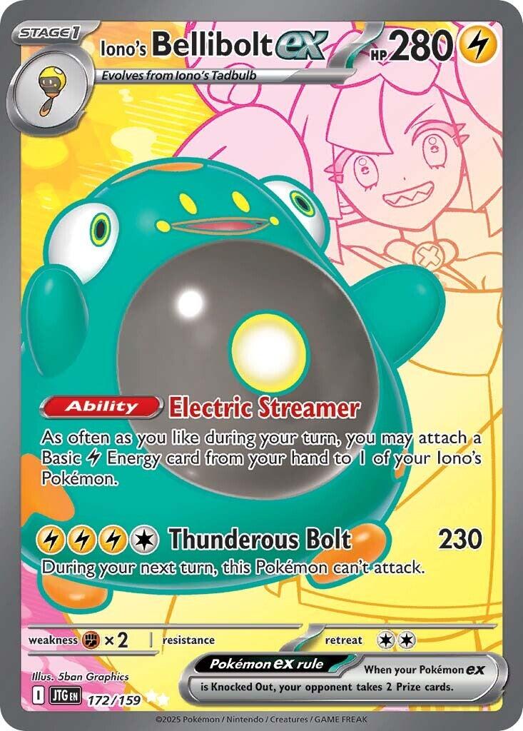 Iono's Bellibolt ex (172/159) [Scarlet & Violet: Journey Together] | Local Legends